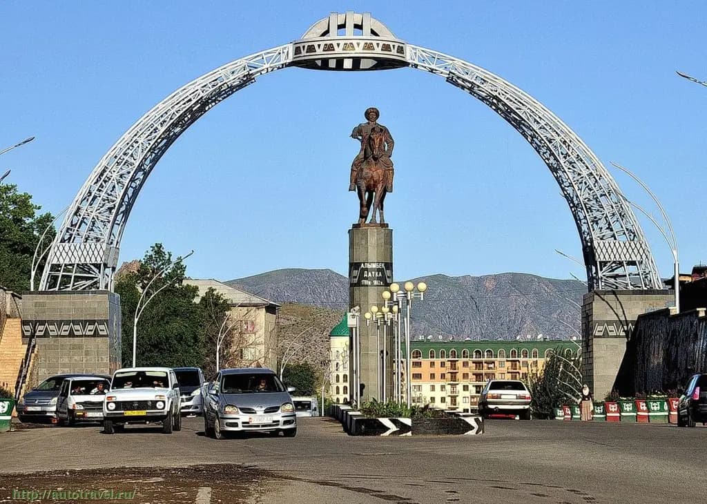 One of the city’s largest parks is being built on the banks of the Ak-Buura River in Osh