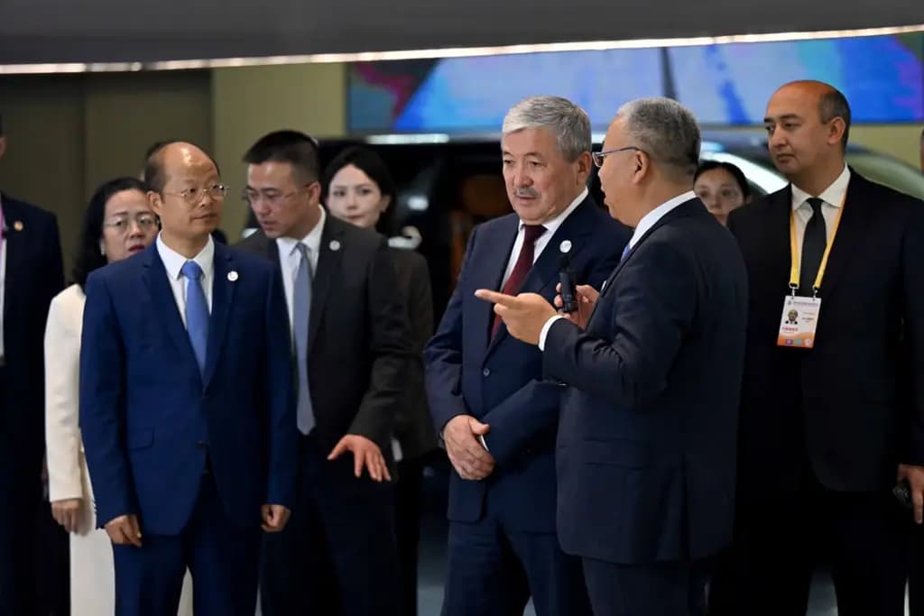 Why did Kasymaliev visit the Geely factory in China?