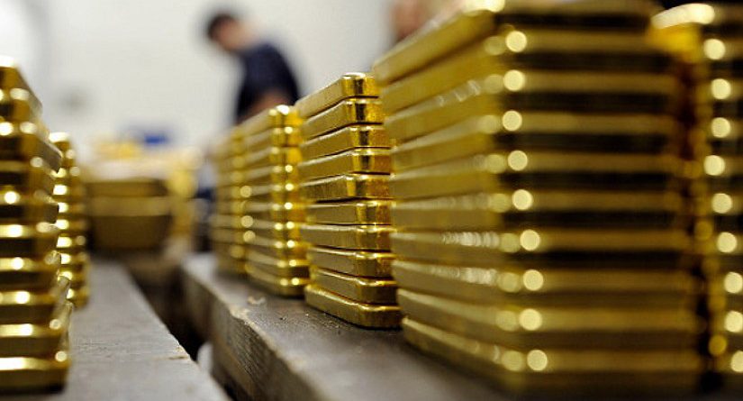 Унция золота НБ КР подешевела на 378 сомов